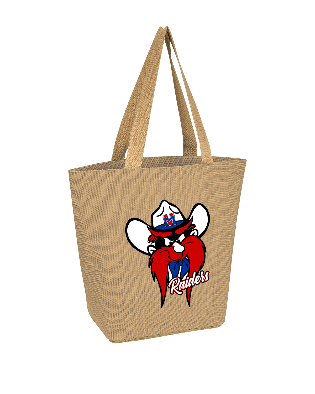 Laminated Grocery Jute Tote